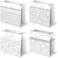 Opakowanie Torebki ozdobne T6-21 Białe 10 sztuk