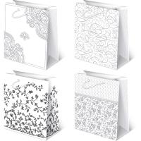 Opakowanie Torebki ozdobne XLA-4 Avantgarde białe 10 sztuk