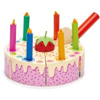 Tort urodzinowy tęczowy drewniany. Wydawca: Tender Leaf Toys. SmakLiter.pl Opakowanie Tort urodzinowy tęczowy drewniany