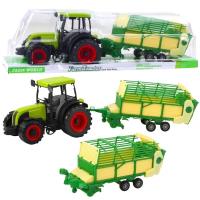 Traktor rolniczy przyczepą zielono-żółtą. Wydawca: Leantoys. SmakLiter.pl Opakowanie Traktor rolniczy przyczepą zielono-żółtą