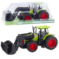 Traktor rolniczy z chwytakiem zielonym. Wydawca: Leantoys. SmakLiter.pl Opakowanie Traktor rolniczy z chwytakiem zielonym
