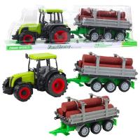 Traktor rolniczy z przyczepą do drewna. Wydawca: Leantoys. SmakLiter.pl Opakowanie Traktor rolniczy z przyczepą do drewna
