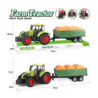 Opakowanie Traktor z belami słomy