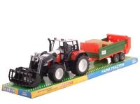 Traktor z łyżka i rozrzutnikiem. Wydawca: TOYS Paweł Wojda. SmakLiter.pl Opakowanie Traktor z łyżka i rozrzutnikiem