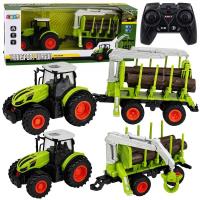 Opakowanie Traktor z przyczepą i chwytakiem do drewna R/C