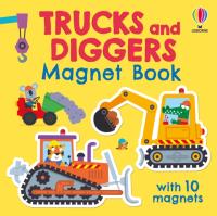 Okładka książki Trucks and Diggers Magnet Book