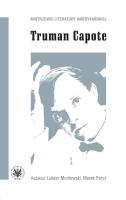 Truman Capote. Autor: red. Łukasz Muniowski, Paryż Marek. SmakLiter.pl Okładka książki Truman Capote