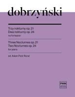 Okładka książki Trzy nokturny op.21, Dwa nokturny op.24
