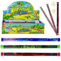 Tuba dźwiękowa Dinozaury światło 40cm MIX. Wydawca: Leantoys. SmakLiter.pl Opakowanie Tuba dźwiękowa Dinozaury światło 40cm MIX