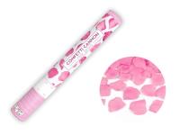 Opakowanie Tuba z płatkami róż różowy 40cm