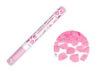 Opakowanie Tuba z płatkami róż różowy 60cm