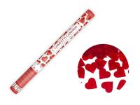 Opakowanie Tuba z sercami czerwony 60cm