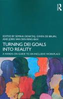 Turning DEI Goals into Reality. Autor: Denktas Semiha, de Bruin Gwen, van den Ring-Bax Joris. SmakLiter.pl Okładka książki Turning DEI Goals into Reality