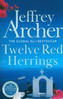 Twelve Red Herrings. Autor: Jeffrey Archer. SmakLiter.pl Okładka książki Twelve Red Herrings