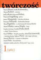 Okładka książki Twórczość 1/2026