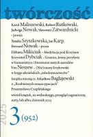Twórczość 3/2025. Autor:   Praca zbiorowa. SmakLiter.pl Okładka książki Twórczość 3/2025