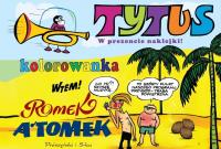 Tytus, Romek i A'Tomek. Kolorowanka 5. Autor: Henryk Jerzy Chmielewski. SmakLiter.pl Okładka książki Tytus, Romek i A'Tomek. Kolorowanka 5