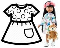 Ubranko dla lalek 32cm. Wydawca: Paola Reina. SmakLiter.pl Opakowanie Ubranko dla lalek 32cm