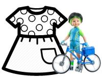 Ubranko dla lalek 32cm. Wydawca: Paola Reina. SmakLiter.pl Opakowanie Ubranko dla lalek 32cm