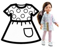 Ubranko dla lalek 32cm. Wydawca: Paola Reina. SmakLiter.pl Opakowanie Ubranko dla lalek 32cm