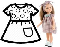 Ubranko dla lalek 32cm. Wydawca: Paola Reina. SmakLiter.pl Opakowanie Ubranko dla lalek 32cm