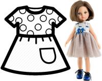 Ubranko dla lalek 32cm. Wydawca: Paola Reina. SmakLiter.pl Opakowanie Ubranko dla lalek 32cm