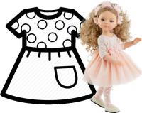 Ubranko dla lalek 32cm. Wydawca: Paola Reina. SmakLiter.pl Opakowanie Ubranko dla lalek 32cm