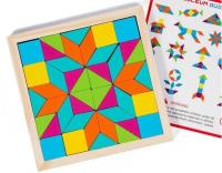 Opakowanie Układanka drewniana geometryczna