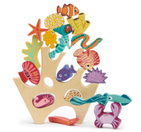 Układanka drewniana Mieszkańcy rafy. Wydawca: Tender Leaf Toys. SmakLiter.pl Opakowanie Układanka drewniana Mieszkańcy rafy