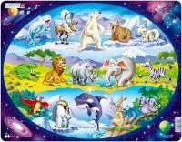 Opakowanie Układanka Larsen Maxi Animals Around the World