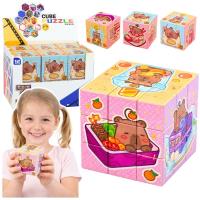 Opakowanie Układanka logiczna kostka Kapibara 6x6cm