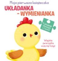 Okładka książki Układanka-wymienianka. Wiejskie zwierzątka uczą...
