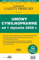 Okładka książki Umowy cywilnoprawne od 1 stycznia 2026