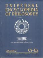 Okładka książki Universal Encyclopedia of Philosophy V.2 Ci-Ex