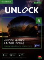 Unlock Level 4 Listening, Spea. Autor: Lansford Lewis, Lockwood Robyn Brinks. SmakLiter.pl Okładka książki Unlock Level 4 Listening, Spea