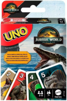 Uno Jurassic World 4. Wydawca: Mattel. SmakLiter.pl Opakowanie Uno Jurassic World 4