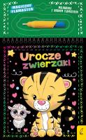Urocze zwierzaki. Magiczny flamaster. Autor: Patrycja Wojtkowiak-Skóra. SmakLiter.pl Okładka książki Urocze zwierzaki. Magiczny flamaster