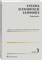 Okładka książki Ustawa o ewidencji ludności. Komentarz