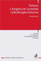 Okładka książki Ustawa o krajowym systemie cyberbezpieczeństwa