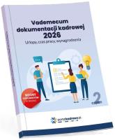 Okładka książki Vademecum dokumentacji kadrowej 2026. Część 2