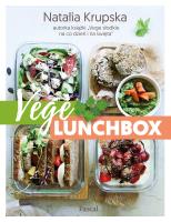 Vege lunchbox - uszkodzone. Autor: Natalia Krupska. SmakLiter.pl Okładka książki Vege lunchbox - uszkodzone