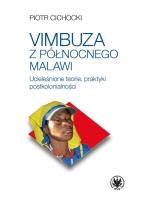 Vimbuza z północnego Malawi.. Autor: Cichocki Piotr. SmakLiter.pl Okładka książki Vimbuza z północnego Malawi.