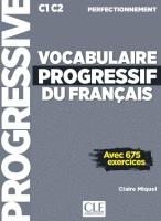 Okładka książki Vocabulaire progressif C1/C2 książka+ebook+online