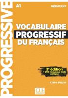 Okładka książki Vocabulaire progressif du Francais... A1 + online