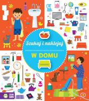 Okładka książki W DOMU SZUKAJ I NAKLEJAJ - uszkodzone