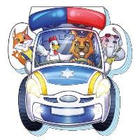 Okładka książki W drodze. Samochód policyjny w.ukraińska