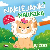 Okładka książki W zoo. Naklejanki maluszka