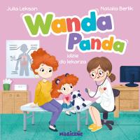 Wanda Panda idzie do lekarza. Autor: Leksan Julia. SmakLiter.pl Okładka książki Wanda Panda idzie do lekarza