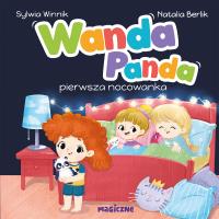 Wanda Panda. Pierwsza nocowanka. Autor: Sylwia Winnik. SmakLiter.pl Okładka książki Wanda Panda. Pierwsza nocowanka