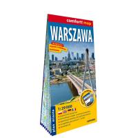 Warszawa; laminowany plan miasta 1:29 000. Autor: Opracowanie zbiorowe. SmakLiter.pl Okładka książki Warszawa; laminowany plan miasta 1:29 000